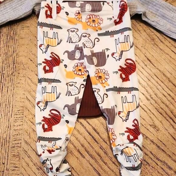 3-6 month boys 3 picce pj set NWT - Picture 4 of 7